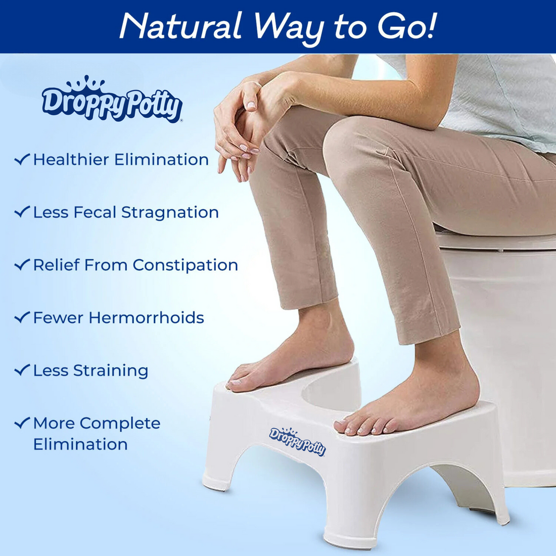 Droppy Potty®️ Stool